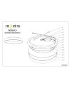 ***OFER/DES*** NISEKO * PLAFÓN REDONDO LED 65 CM - 3000K - MADERA
